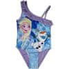 Difuzed Dievčenské jednodielne plavky Ľadové kráľovstvo - Elsa s Olafom