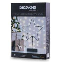 DecoKing LED svetelná dekorácia LUNA čierna