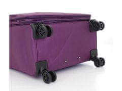 T-class® Veľký cestovný kufor 933, fialová, XL