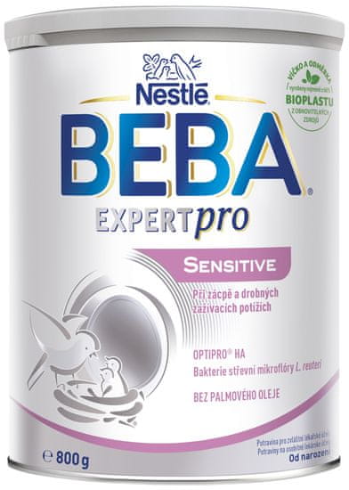 BEBA EXPERTpro SENSITIVE pri zápche a drobných zažívacích problémoch, od narodenia, 800 g