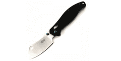 Ganzo F7551-BK Firebird vreckový vonkajší nôž 8,5 cm, čepeľ v tvare sekáčika, čierna, G10