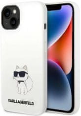 Karl Lagerfeld Kryt iPhone 14 6,1" hardcase white Silicone Choupette (KLHCP14SSNCHBCH)