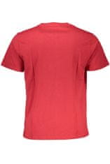 GianMarco Venturi  Perfektné Pánske Tričko Krátky Rukáv Červená Farba: červená, Veľkosť: L