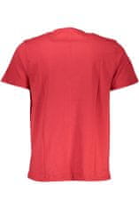 GianMarco Venturi  Perfektné Pánske Tričko Krátky Rukáv Červená Farba: červená, Veľkosť: 2XL