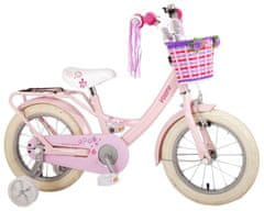 Volare Detský bicykel Ashley - Dievčenský - 14 palcový - Ružový - zmontovaný na 95 %