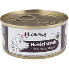 All Animals konz. pre psov hovädzí steak 100g