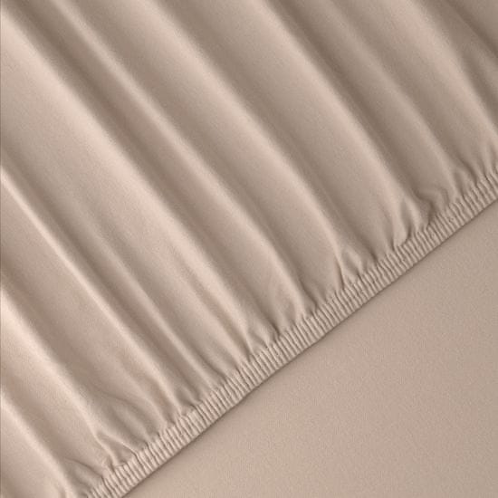 Florella Luxusná elastanová plachta Beige Rozmer: 180x200