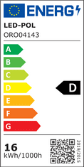 ORO LED 230V 16W E27 2200lm CLARO retro NB