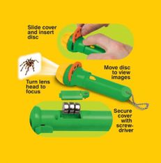 Brainstorm Toys Brainstorm Ruční foto projektor - Nebezpečný hmyz