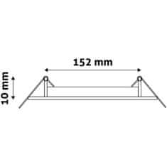 Avide Podhledové svítidlo (9571150) d17cm, 12W, 4000K, 950lm, bílá