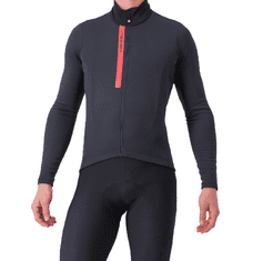 Castelli Entrata Thermal Jersey Light Black/Red