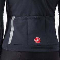 Castelli Entrata Thermal Jersey Light Black/Red