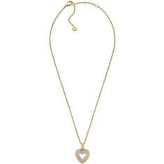 Skagen Romantický pozlátený náhrdelník so srdiečkom Kariana SKJ1679998