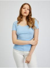 Orsay Basic tričká pre ženy ORSAY - svetlomodrá S