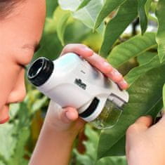 JOJOY® Prenosný vreckový detský mikroskop s priblížením 120x (10,5 x 5,3 cm) | MINISCOPE