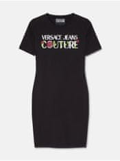 Versace Jeans Čierne dámske puzdrové šaty Versace Jeans Couture XS