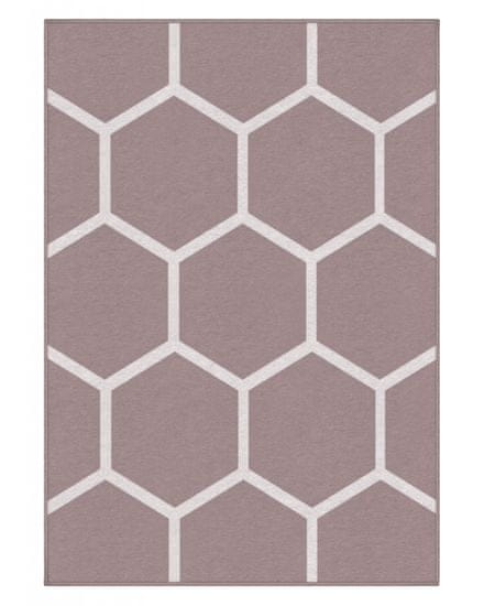 GDmats Dizajnový kusový koberec Honeycomb od Jindricha Lípy