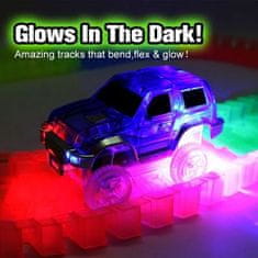 JOJOY® Fluorescenčná svetelná dráha s autom | LUMITRACK