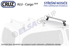 Cruz 1 predný priečnik Alu Cargo AF1-118 s pätkami