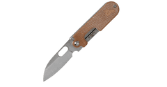 Fox Knives BF-719 MNI Bean Gen2 Natural vreckový nôž 5 cm, hnedá, Micarta, oceľ 