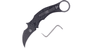 FX-591 Tic B Black Bird vreckový nôž - karambit 6,5 cm, celočierny, uhlíkové vlákno