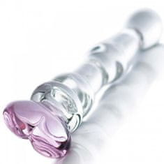 Sensual  Dildo sklenené 20.5 cm ružová