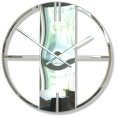 Flexistyle Nástenné hodiny Unique 50cm, z21f strieborná 