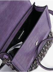 Versace Jeans Fialová dámska kabelka s krokodílím vzorom Versace Jeans Couture UNI
