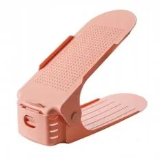 eCarla Plastový organizér na topánky ružový sada 10ks, ECAW10