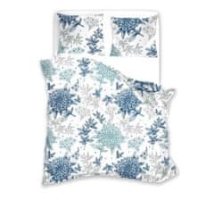 FARO Textil Bavlnené obliečky ASTER 160x200 cm modro-biele