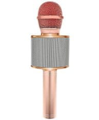 Izoksis Izoxis 22190 Karaoke bluetooth mikrofón svetlo ružová
