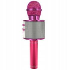 Izoksis Izoxis 22191 Karaoke bluetooth mikrofón tmavo ružová