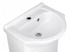 Deftrans Kúpeľňová skrinka s umývadlom 40 Kredo biela