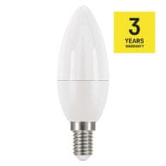 EMOS LED žiarovka Classic sviečka / E14 / 7,3 W (60 W) / 806 lm / studená biela