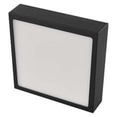 EMOS LED prisadené svietidlo NEXXO, štvorcové, čierne, 12,5W, CCT