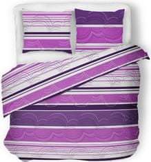 Konsimo Bavlnené obliečky DANAUS 160x200 cm fialové