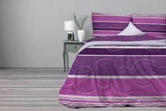 Konsimo Bavlnené obliečky DANAUS 140x200 cm fialové