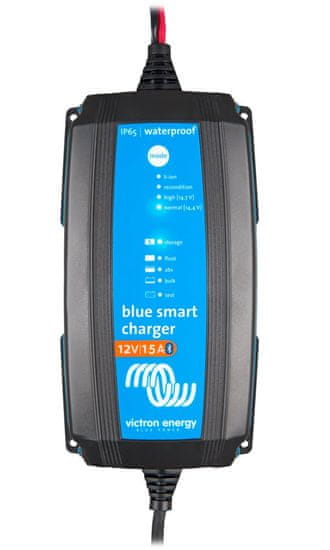 Victron BlueSmart IP65 múdra nabíjačka batérií 12V/15A + DC konektor