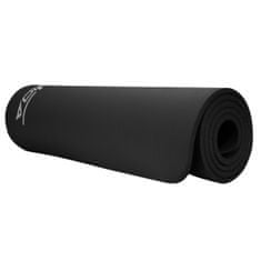 Sportvida Podložka na cvičenie Yoga 1 cm čierna 180 cm x 60 cm
