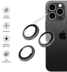 FIXED Ochranné sklá šošoviek fotoaparátov Camera Glass pre Apple iPhone 15/15 Plus FIXGC2-1200-GR, sivá