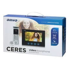 Orno Videozvonček ORNO OR-VID-ME-1056/B CERES, 7" LCD s kódovým zámkom
