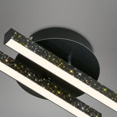 BRILONER BRILONER LED nástenné a stropné svietidlo, 135 cm, 24 W, 2800 lm, čierna BRILO 3717-025