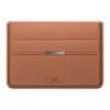 INVZI Leather Sleeve obal na MacBook Pro / Air 15 - 16'', hnedý