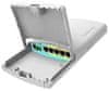 router 5x Gbit LAN, 800MHz, 128MB RAM, PoE in/out, SFP, + L4, zdroj