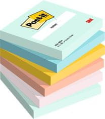 3M Samolepiaci bloček "Beachside", mix pastelových farieb, 76 x 76 mm, 6x 100 listov, 7100259201