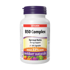 Webber Naturals B-Komplex Forte 50mg BONUS