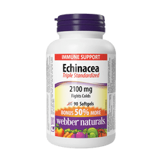 Webber Naturals Echinacea Extra Forte 2100mg Bonus