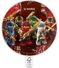 Procos Papierový tanier na párty 23cm Lego Ninjago -