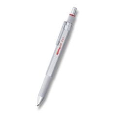 Rotring Guľôčkové pero Multipen 600 Silver 3 v 1 3 farby + mechanická ceruzka 0,5 mm