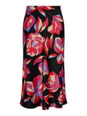 Y.A.S Dámska sukňa YASPELLA 26030737 Black/Flower PRI (Veľkosť M)